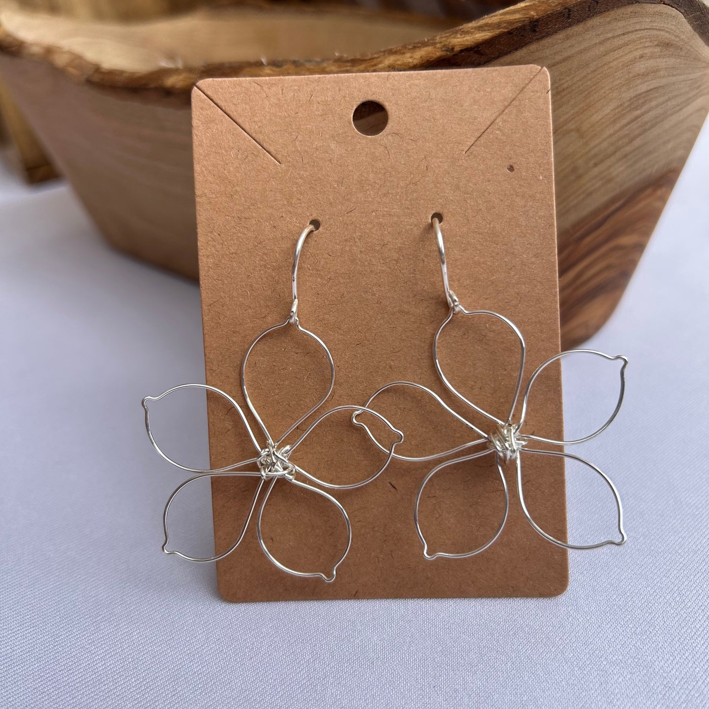 Flower earrings