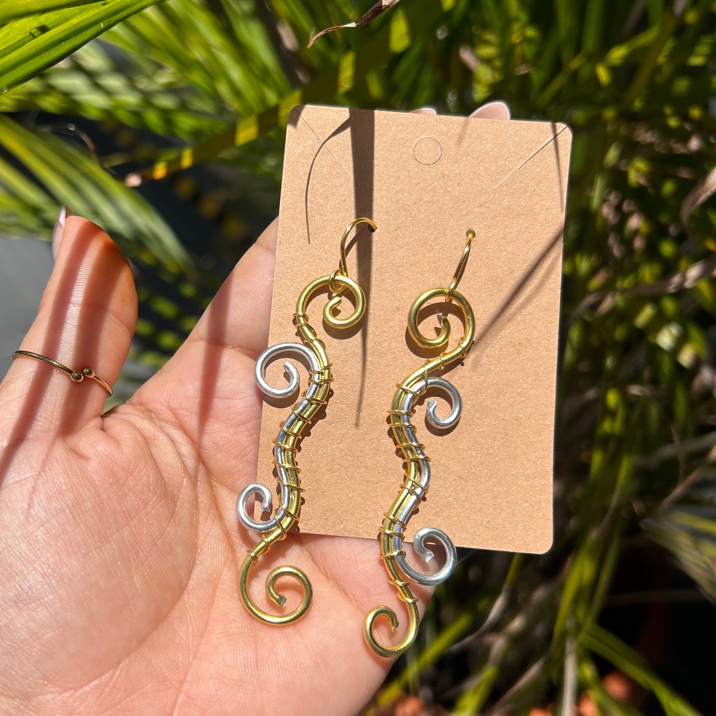 Bicolor Earrings
