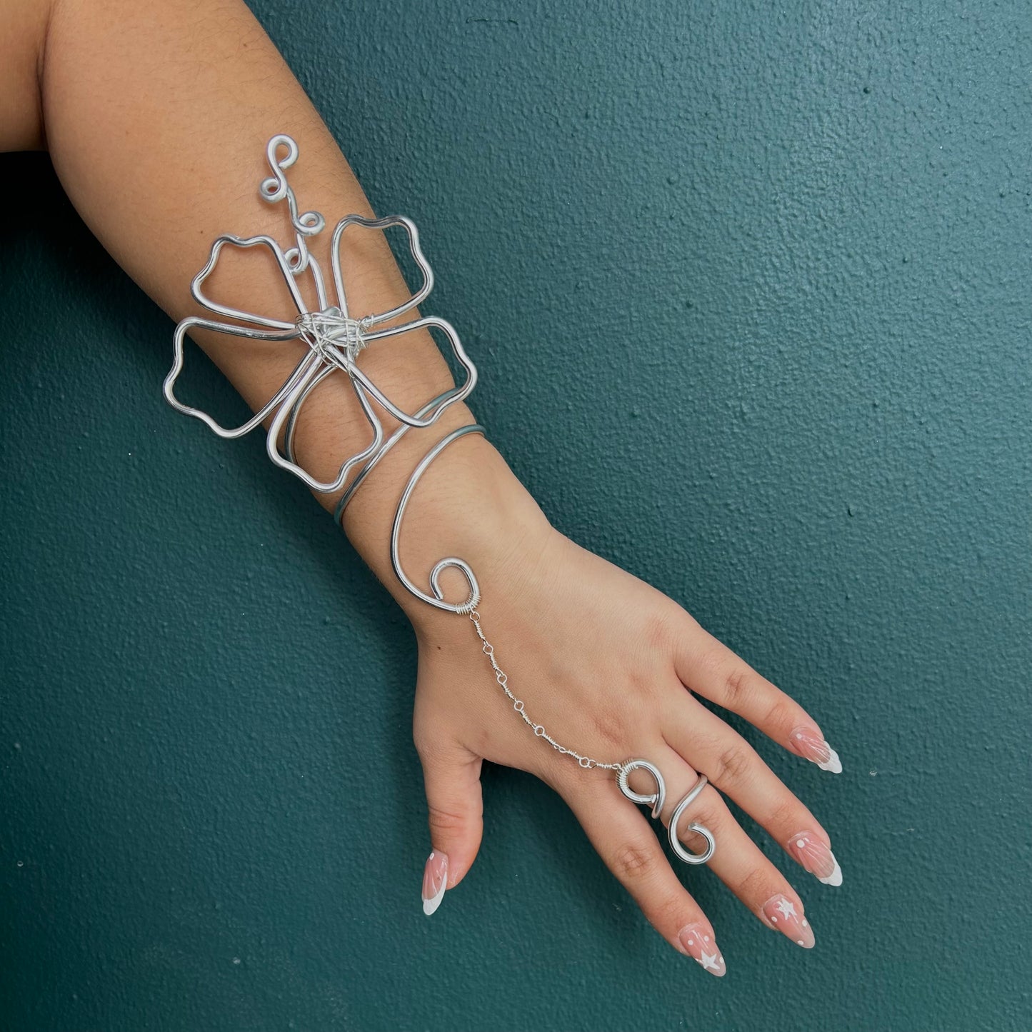 Maga Hand Cuff Bracelet + Ring
