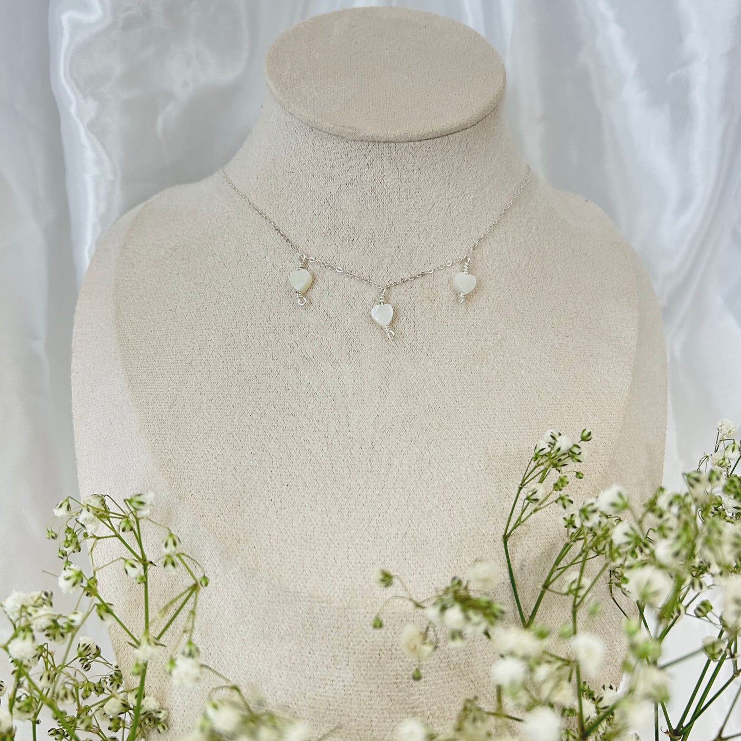 Three hearts Necklace