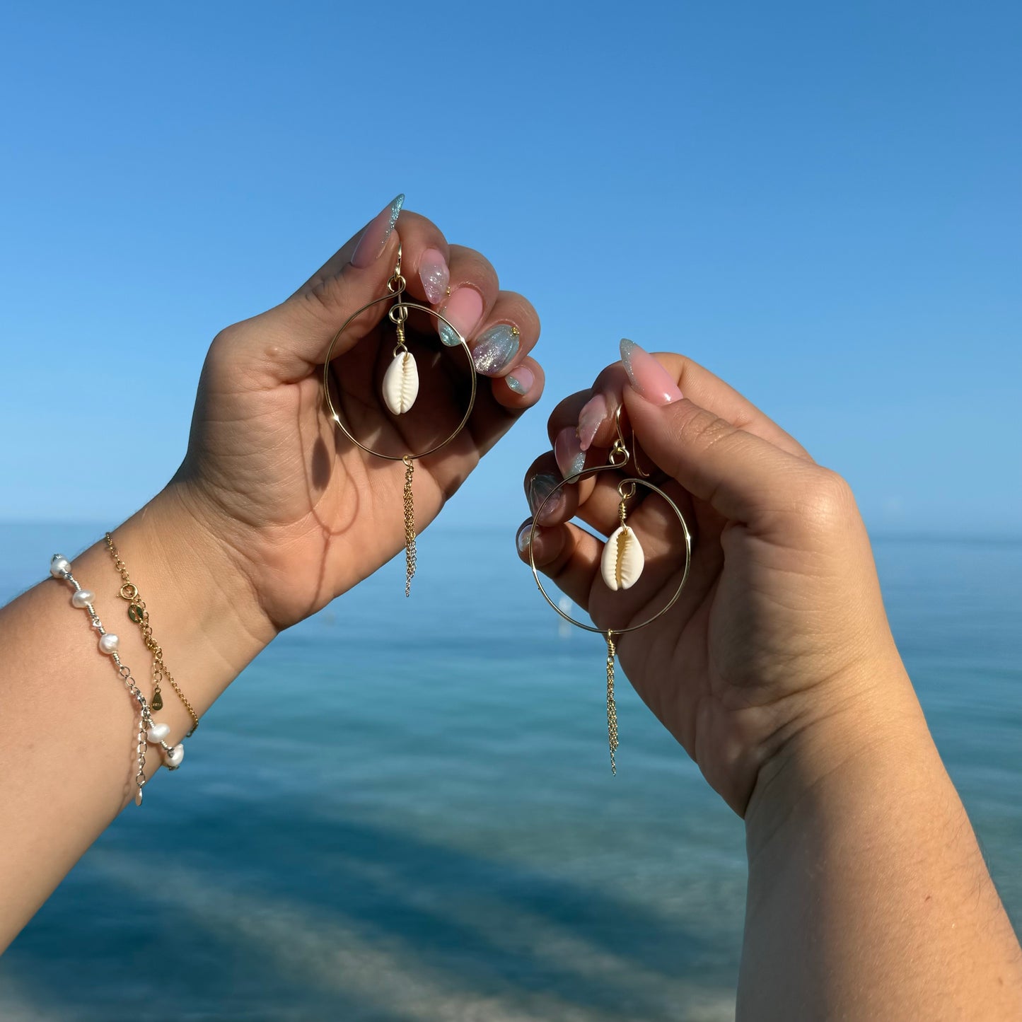 Cowrie-Shell Earrings