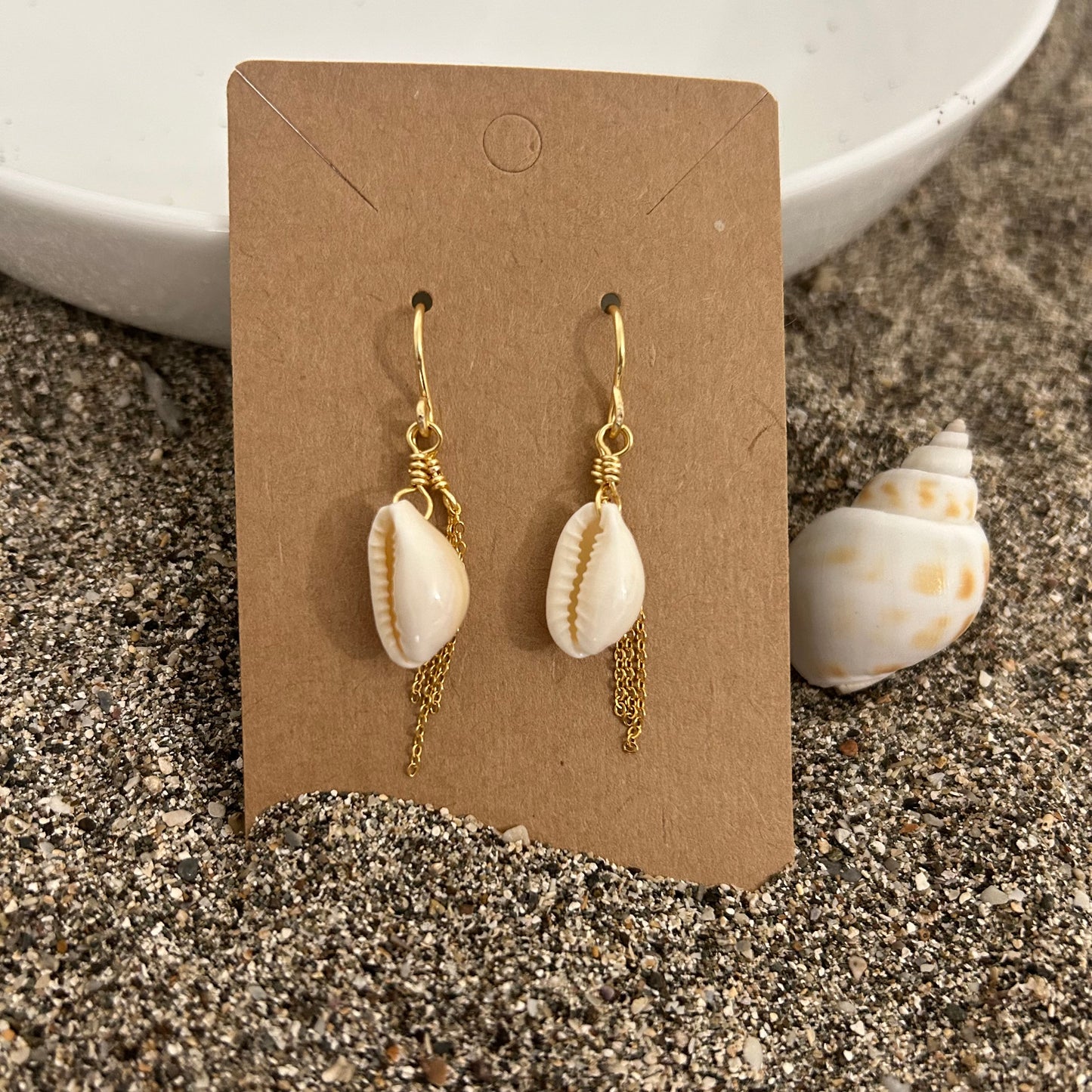 Cowrie-Shell Earrings