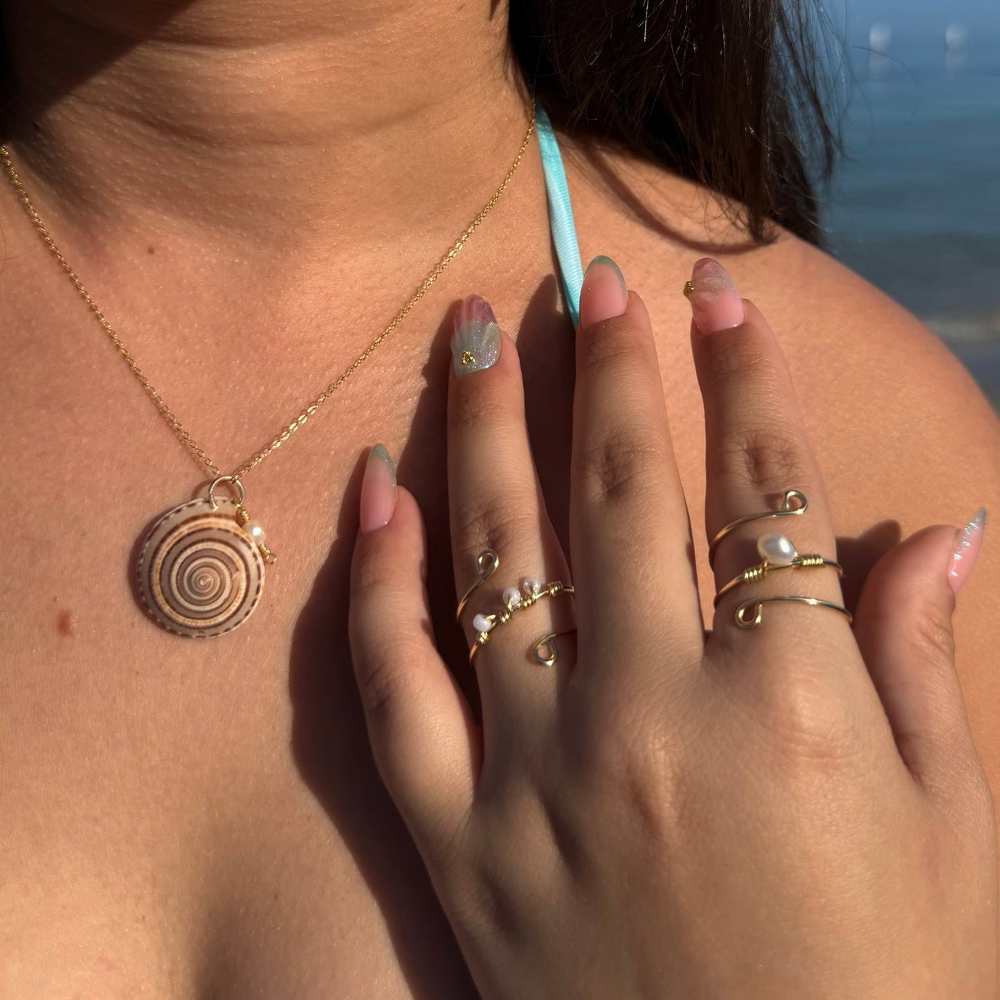 Sundial Shell Necklace