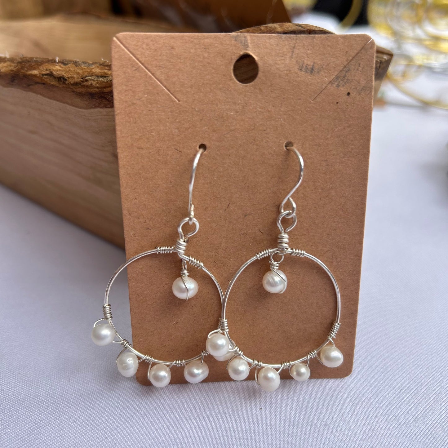 Pearls earrings