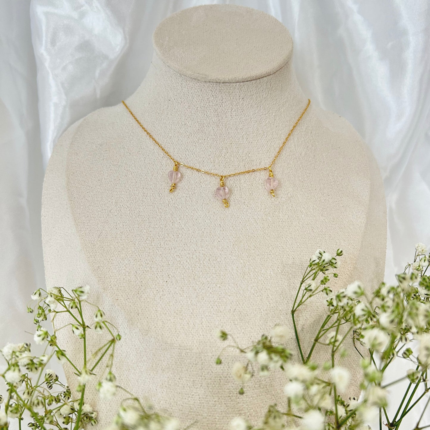 Three hearts Necklace