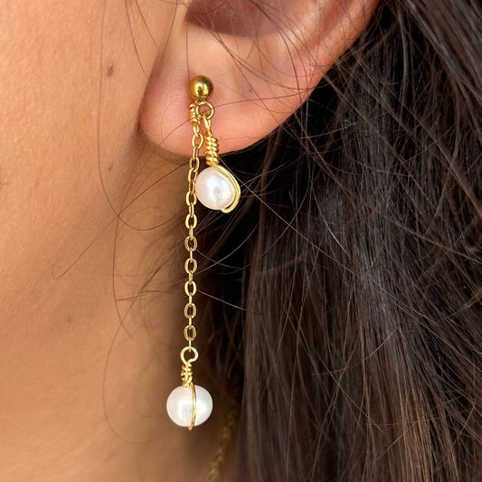 2 in 1 earrings