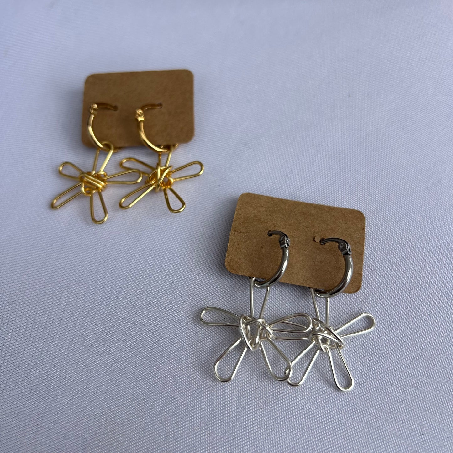 Floral fusion hoops