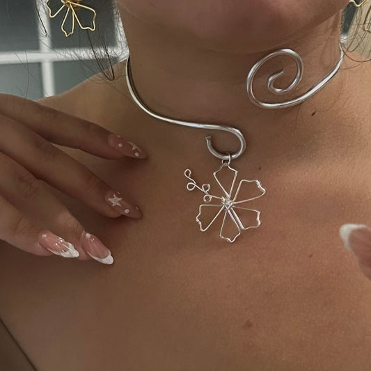 Maga 2 in 1 Choker Necklace