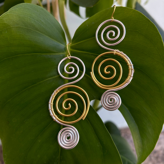 Bicolor Earrings 4.0