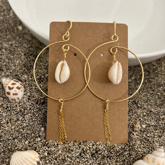 Cowrie-Shell Earrings